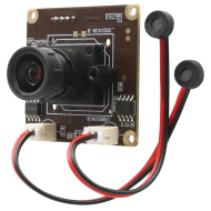 5MP USB Camera Module IMX335 Sensor 30fps Dual Microphones with M12 3.6mm Lens