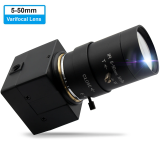 5MP USB Camera Module IMX335 Sensor 30fps with CS Varifocal Zoom 5-50mm Lens Mini Case