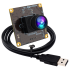 ELP 5MP 50fps Global Shutter 1080P 60fps USB Camera Module with No Distortion Lens 85 Degree