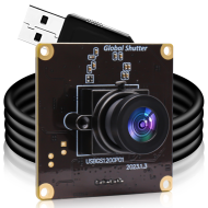 ELP 2MP Global shutter 1200P 1080P 90FPS USB Camera Module with M12 2.1mm Lens