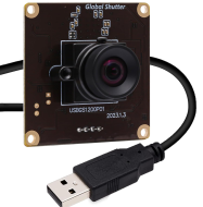 ELP 2MP Global shutter 1200P 1080P 90FPS No Distortion 85 Degree USB Camera Module