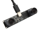 ELP 1200P Global Shutter Synchronous Dual Lens USB Camera Module No Distortion 75 Degree