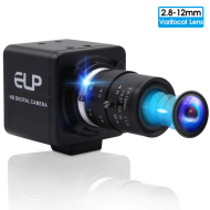 5MP USB Camera Module IMX335 Sensor 30fps with CS Varifocal Zoom 2.8-12mm Lens Small Box