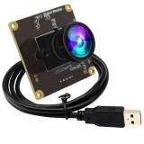 ELP 5MP 50fps 1080P 60fps Global shutter USB Camera Module with 100 Degree No Distortion Lens