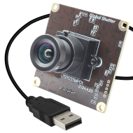 ELP 5MP 50fps 1080P 60fps Global Shutter USB Camera Module with 6mm Lens for Motion Capture