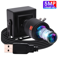 5MP USB Camera Module IMX335 Sensor 30fps with M12 2.8-12mm Varifocal Lens Mini Case