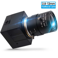 5MP USB Camera Module IMX335 Sensor 30fps with CS Varifocal Zoom 2.8-12mm Lens Mini Case