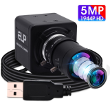 5MP USB Camera Module IMX335 Sensor 30fps with CS Varifocal Zoom 5-50mm Lens Small Box