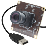 ELP 5MP 50fps 1080P 60fps Global Shutter USB Camera Module with 16mm Lens for Long Distance Capture