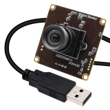 ELP 5MP 50fps Global Shutter 1080P 60fps USB Camera Module with No Distortion Lens 68 Degree